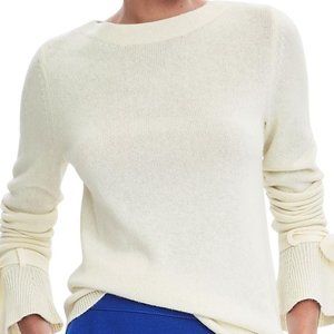 NWT-M,L-Banana Republic Sweater Ruffle Sleev (Fine Italian Yarn by Filipucci)